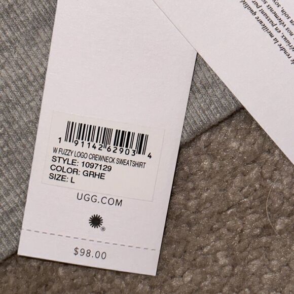 Ugg Fuzzy Logo Sweatshirt! - Picture 7 of 8